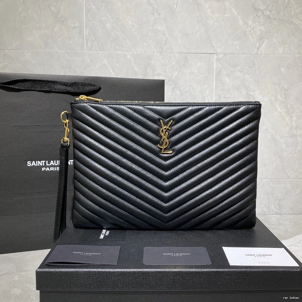 Rep ladies REP MONOGRAM CLUTCH YSL 0708
